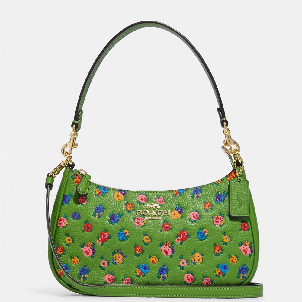 Coach- Teri Shoulder Bag With Mini Vintage Rose Print